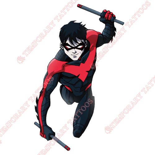 Nightwing Customize Temporary Tattoos Stickers NO.425